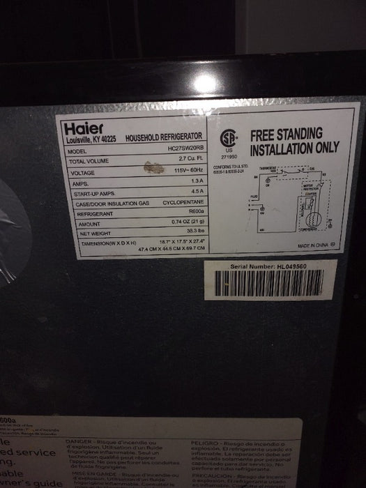 Refrigeration  - Load #230957