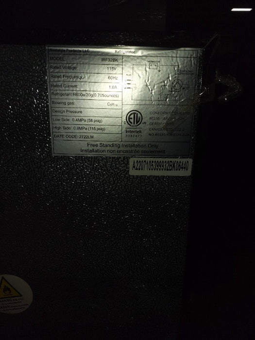 Refrigeration  - Load #230957