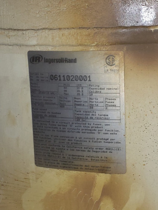 Ingersoll-Rand Air Compressor (1)  - Load #232341