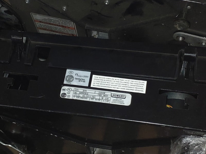 HOBART HTI DELI SCALE (WITHOUT BACK SCREEN) (3) , HOBART HTI (WITH BACK SCREEN) (3)  - Load #232634