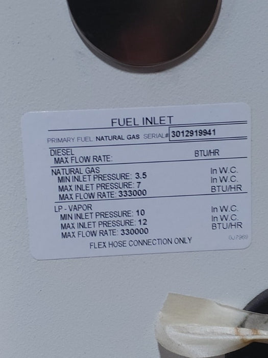 Generac Natural Gas Generator (1)  - Load #235412