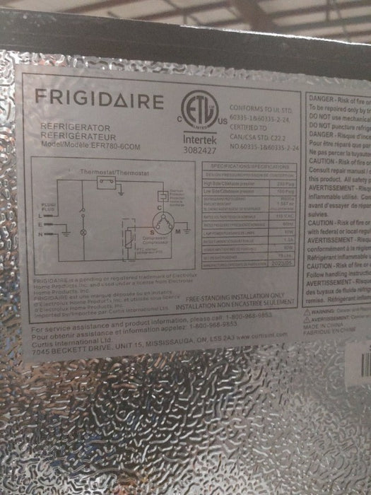 Refrigeration  - Load #236310