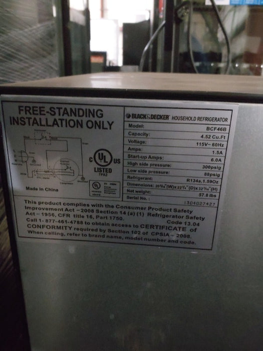 Refrigeration  - Load #236310