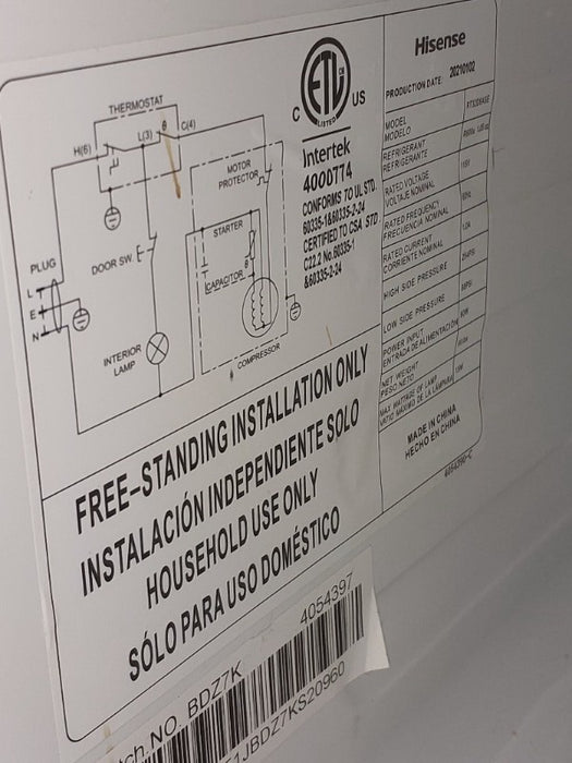 Refrigeration  - Load #236454