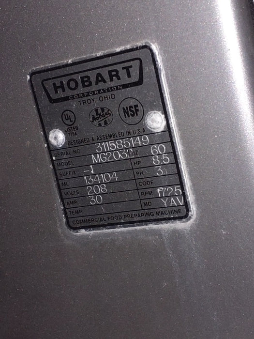 Hobart Meat Grinder (1)  - Load #237669