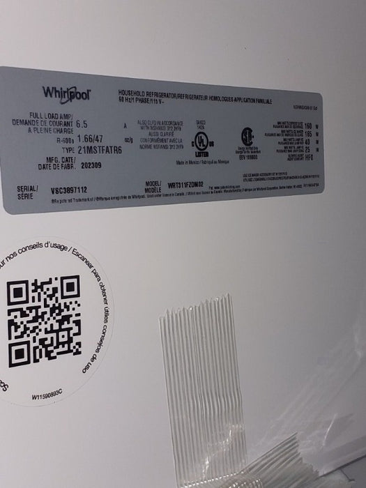 Whirlpool Refrigerator (new w/original packaging) (1)  - Load #239028