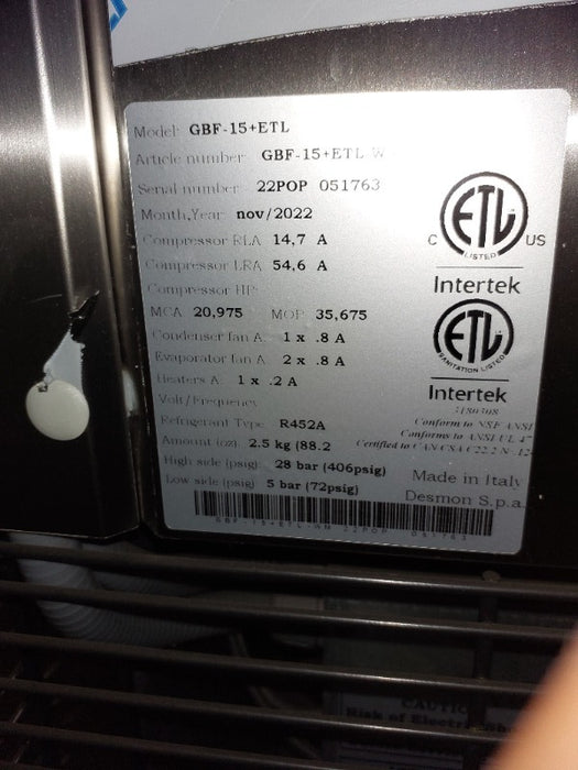 Desmon Blast Chiller/Shock Freezer (1)  - Load #241297