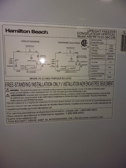 Refrigeration  - Load #243151