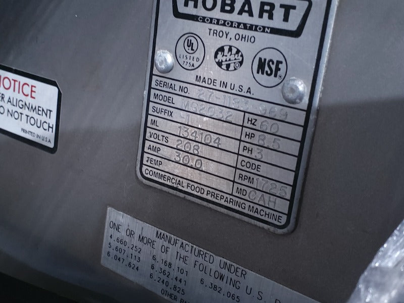 Hobart Meat Grinder (1)  - Load #251066