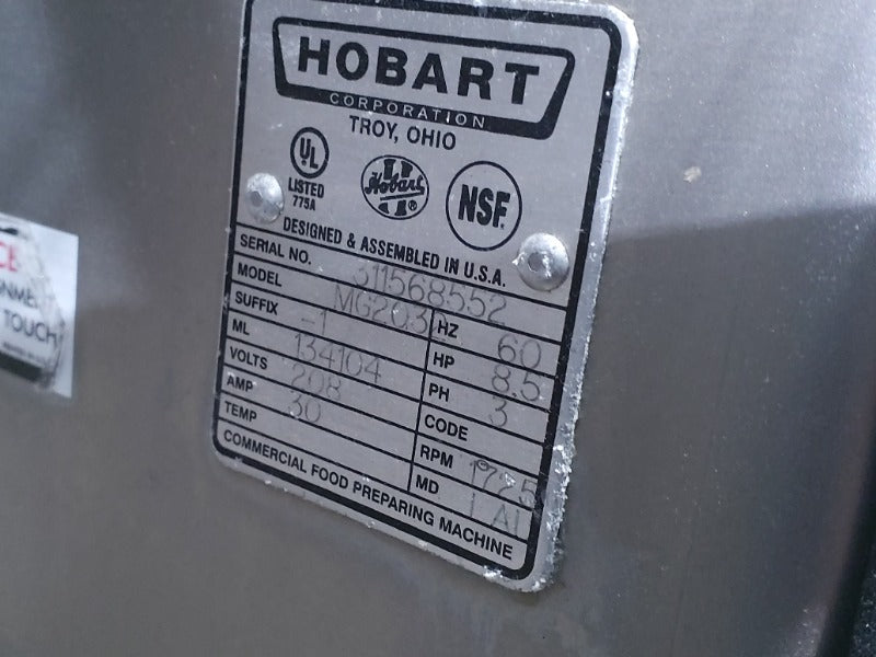 Hobart Meat Grinder (1)  - Load #251302