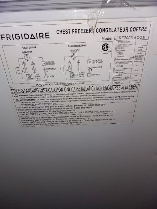 Refrigeration  - Load #250461