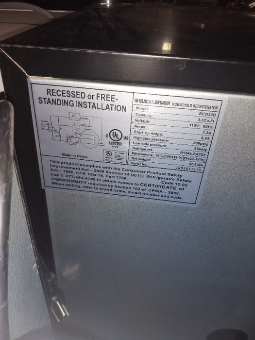 Refrigeration  - Load #272630