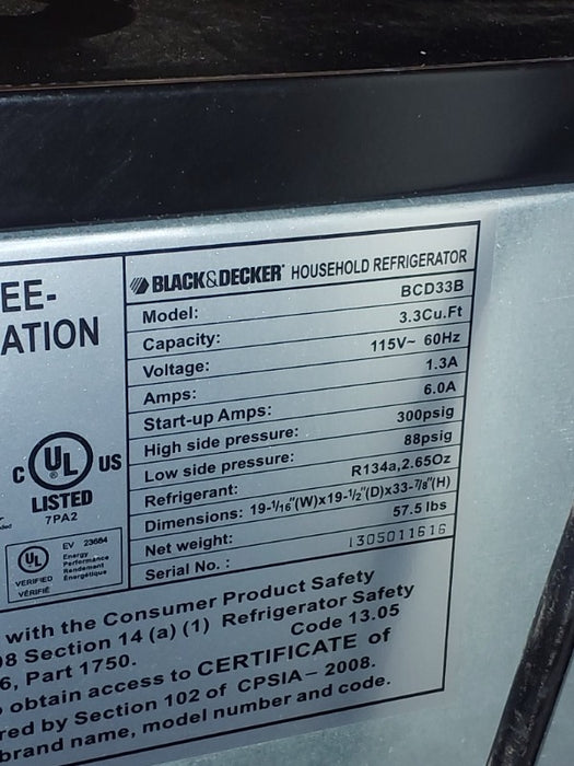 Refrigeration  - Load #272630