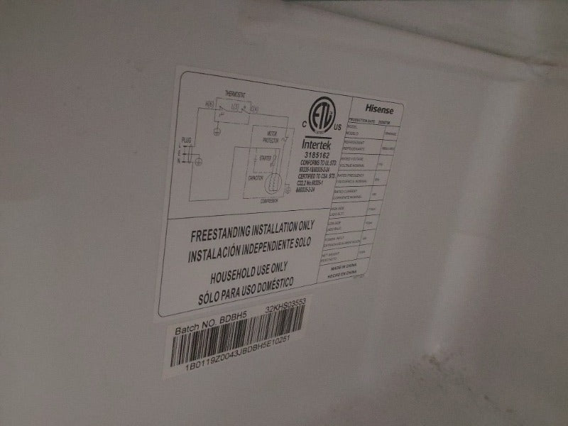 Refrigeration  - Load #272630