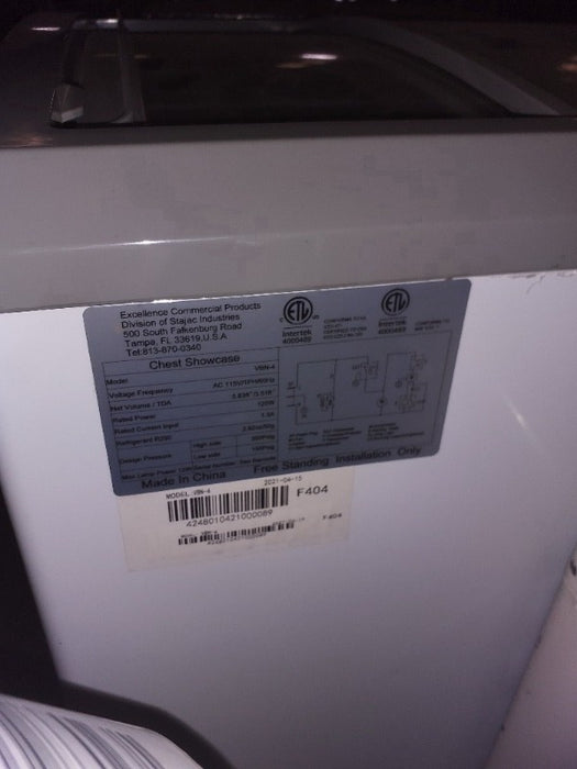 Refrigeration  - Load #272630
