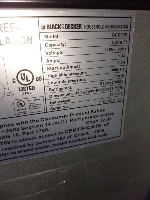 Refrigeration  - Load #272630
