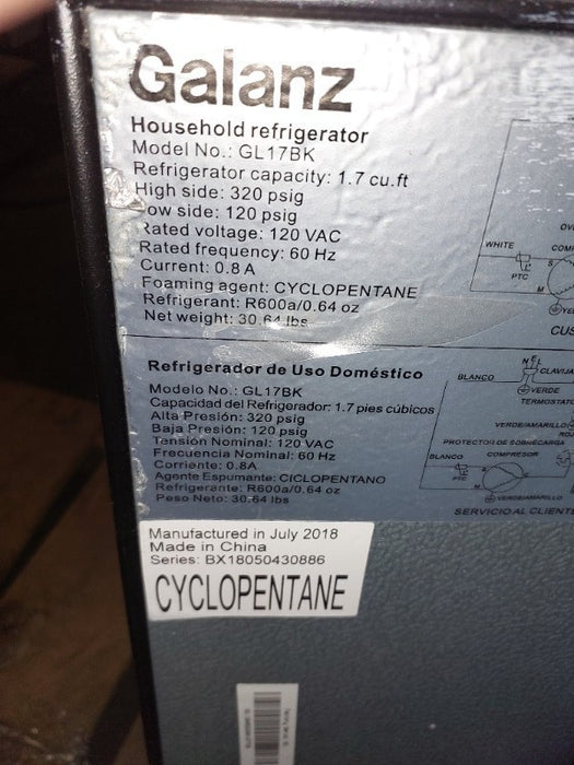 Refrigeration  - Load #272630