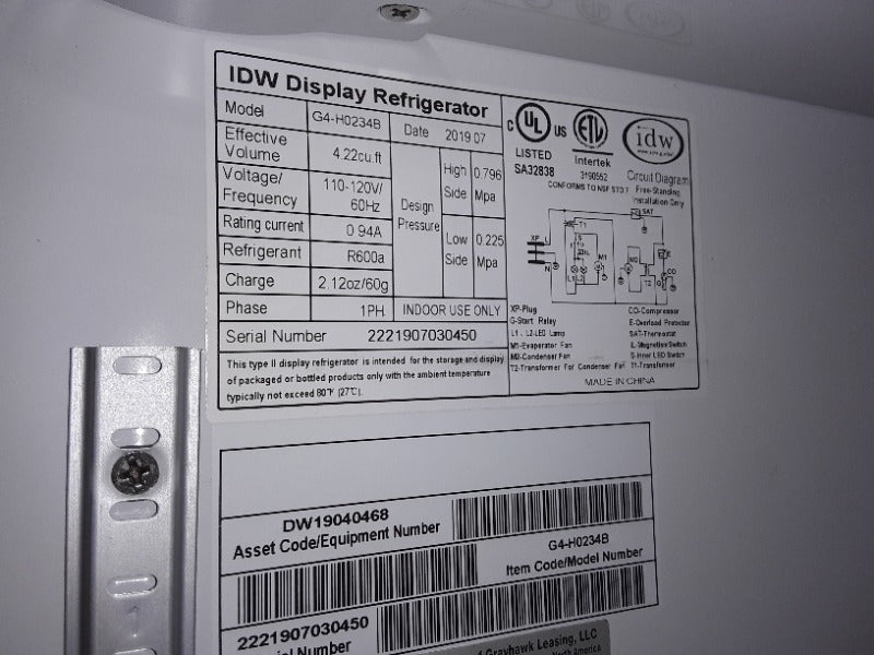 Refrigeration  - Load #279577