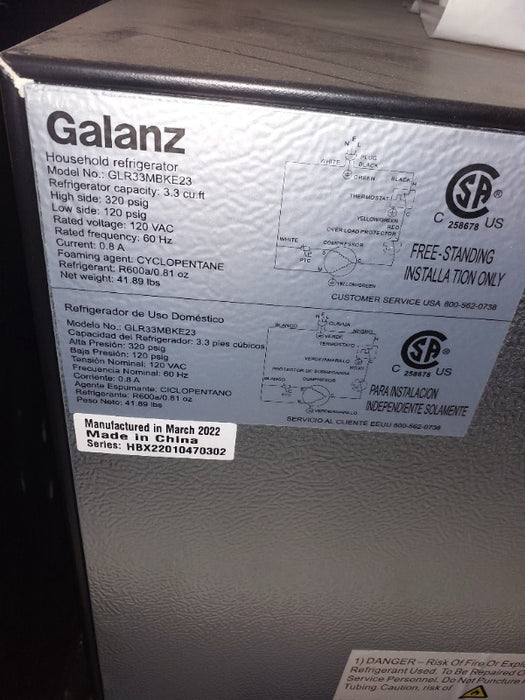 Refrigeration  - Load #299040