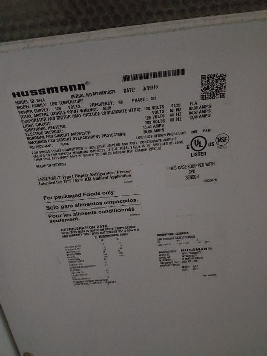 Hussman Cooler - 4 Doors (1)  - Load #302986