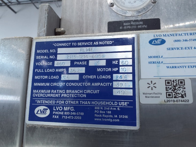 LVO Washing System (1)  - Load #308673