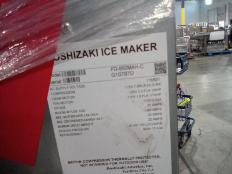 Scotsman Ice Machine (1) , Hoshizaki Ice Machine (1)  - Load #304750