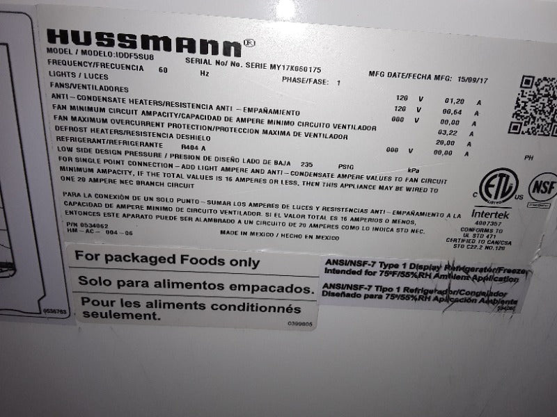 Hussman Cooler - 4 Doors (1)  - Load #270919