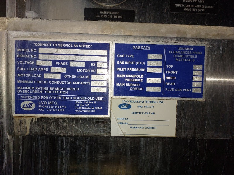 LVO Washing System (1)  - Load #307433