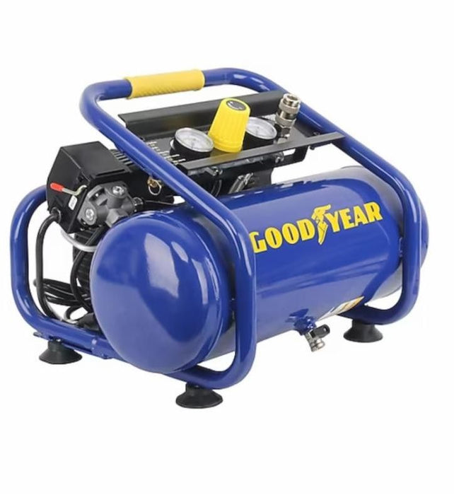 Get a great deal on brand new, GOODYEAR-2 Gallon Quiet Portable Roll Cage Design Air Compressors Model Number TAW-0508S. For only $47.50 a piece, about a 70% discount off the retail price! Buy on 1GNITE Marketplace Now!