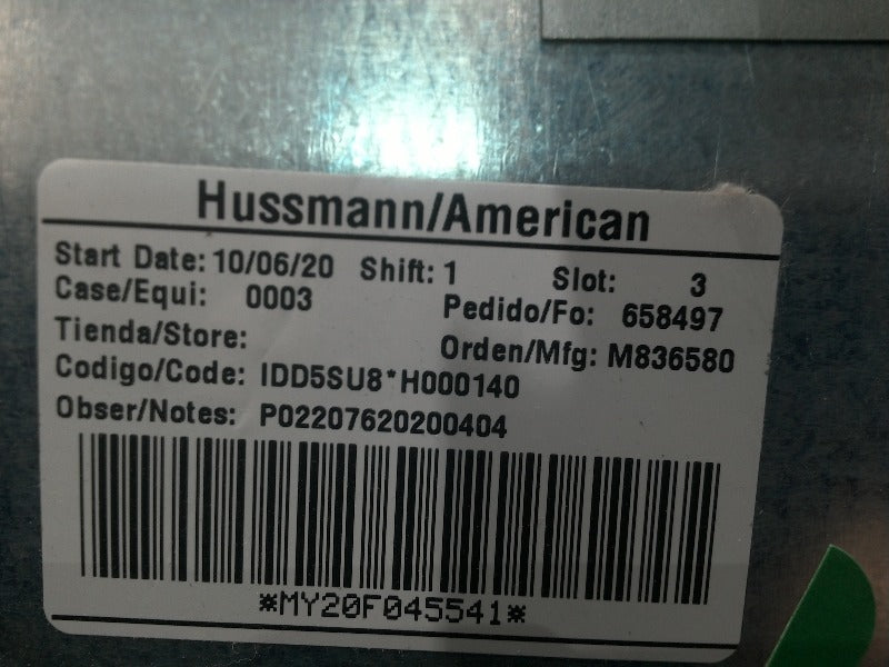 Hussman Cooler - 2/3 Doors (1)  - Load #235448