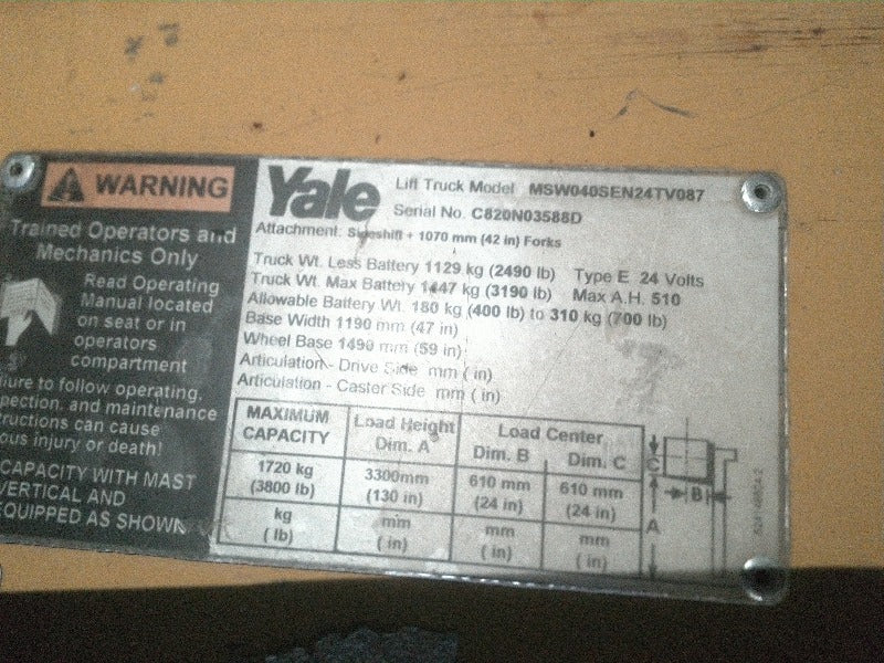 YALE MSW025-F (1)  - Load #240766