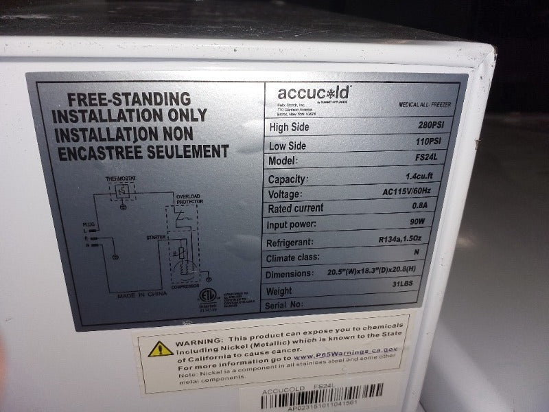 Refrigeration  - Load #184874