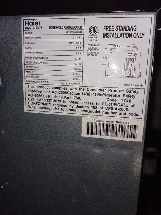 Great deal on a load of used Coolers- TRUE, Whirlpool and Galanz - 1GNITE