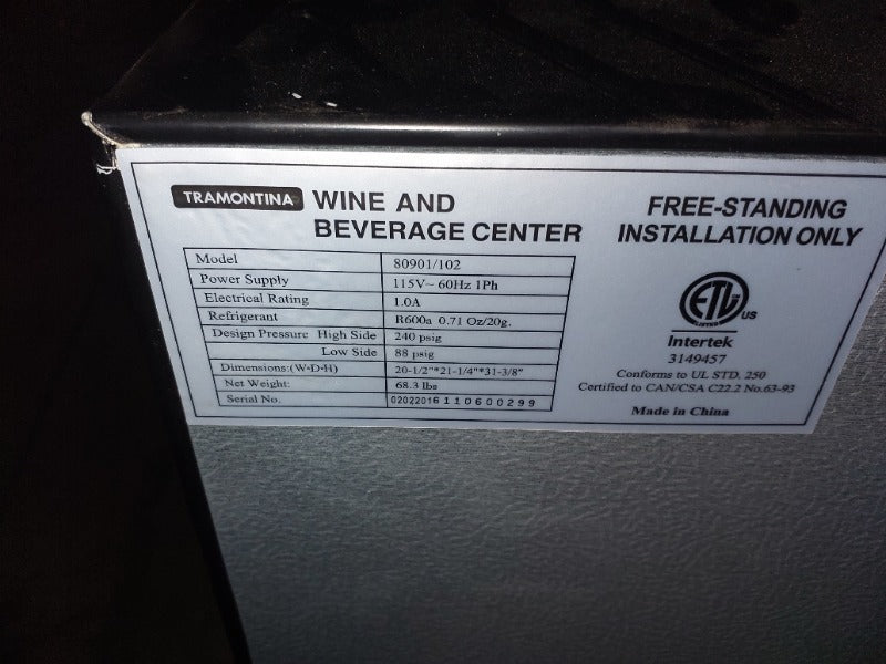 Refrigeration Load - Load #203586