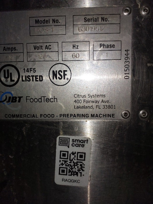 JBT FoodTech Citrus Juicer- 1GNITE