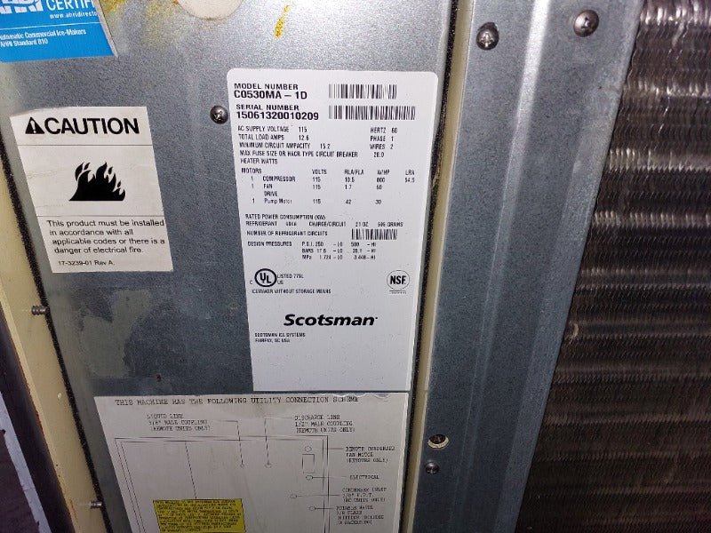 Great deal on a used Scotsman Ice Machine - 1GNITE