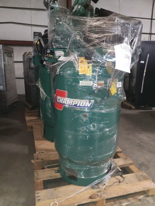 Great deal on a used Champion 120-gallon air compressor, available to pick up in  Spartanburg, SC today.  1 Pallet Position.  Buy it on 1GNITE Marketplace today.