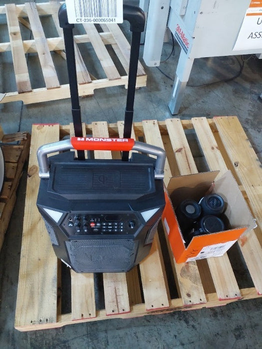 Great deal on a mixed load of used Audi electronic equipment available for pick up in Greenfield, IN today. 46 Pallet Positions. Load includes  Bluetooth Speaker 93, Sound bar system 22, and Bluetooth PA Speaker 43. Buy them on 1GNITE Marketplace today.