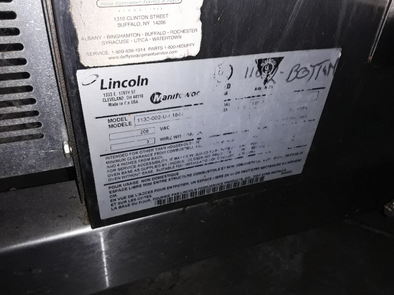 Geat a great deal on a used Lincoln Triple Stack Pizza Oven.  Available for pick up in Johnstown, NY today. 1 Pallet Position. Buy it on 1GNITE Marketplace Today.