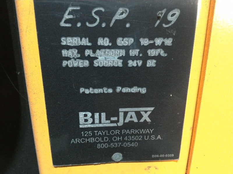 Get a great deal on a used Bil-Jax ESP19 Lift. Available for pick up in Pasco, WA today.  2 Pallet Positions. 1GNITE.