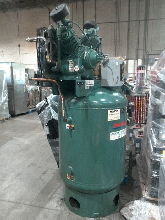 Get a great deal on a used Champion 120-gallon Air Compressor. Available for pick up in Phoenix, AZ today.  Pallet Position. Buy it on 1GNITE Marketplace today.
