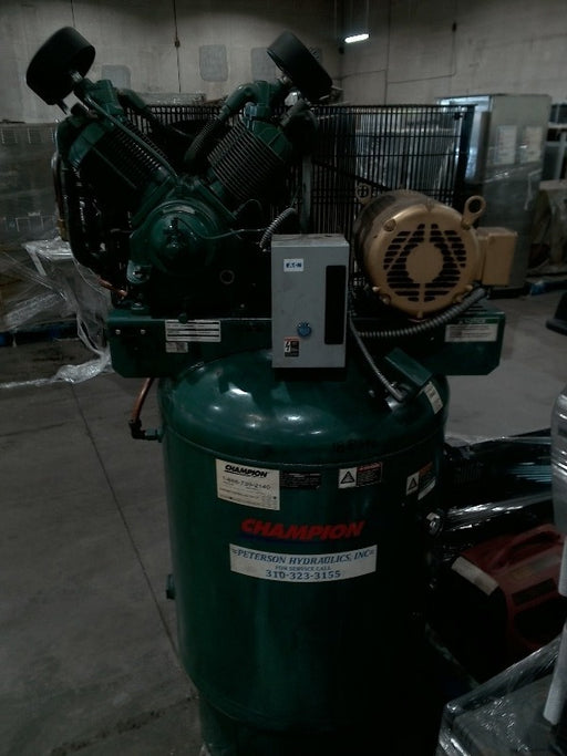 Get a great deal on a used Champion 120-gallon Air Compressor. Available for pick up in Phoenix, AZ today.  Pallet Position. Buy it on 1GNITE Marketplace today.