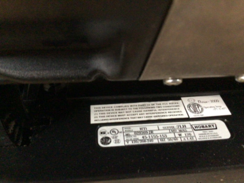 HOBART HTI DELI SCALE (WITHOUT BACK SCREEN) (5) , HOBART HTI (WITH BACK SCREEN) (3)  - Load #207500